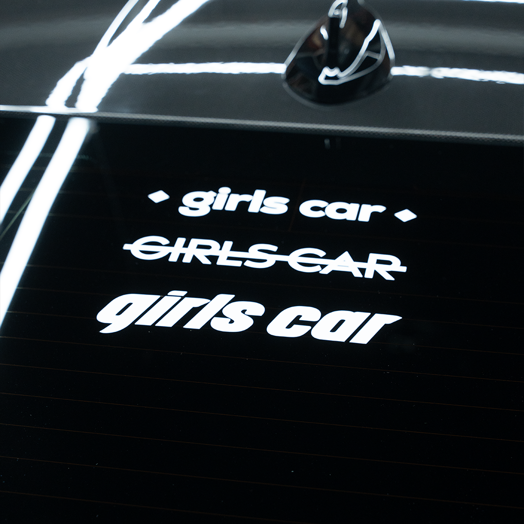 GIRLS CAR STICKER   FLOW DOWN®