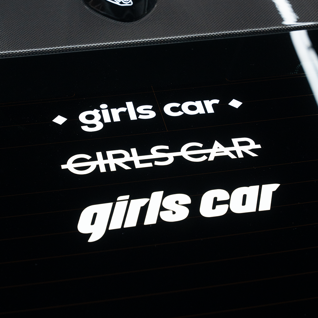 GIRLS CAR STICKER   FLOW DOWN®