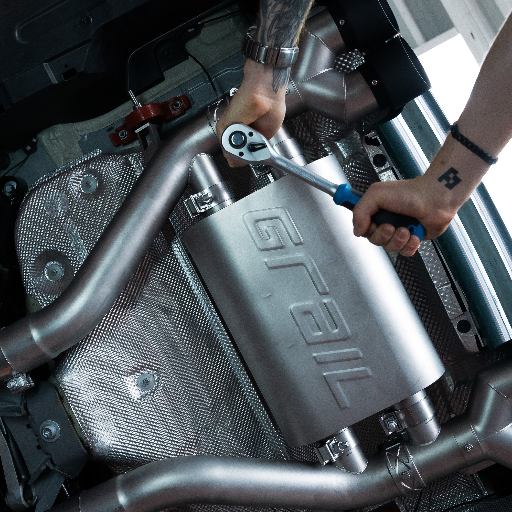 Grail Abgasanlage 3 / 3.5Zoll für BMW M3/M4 (F80/F82/F83)   Grail