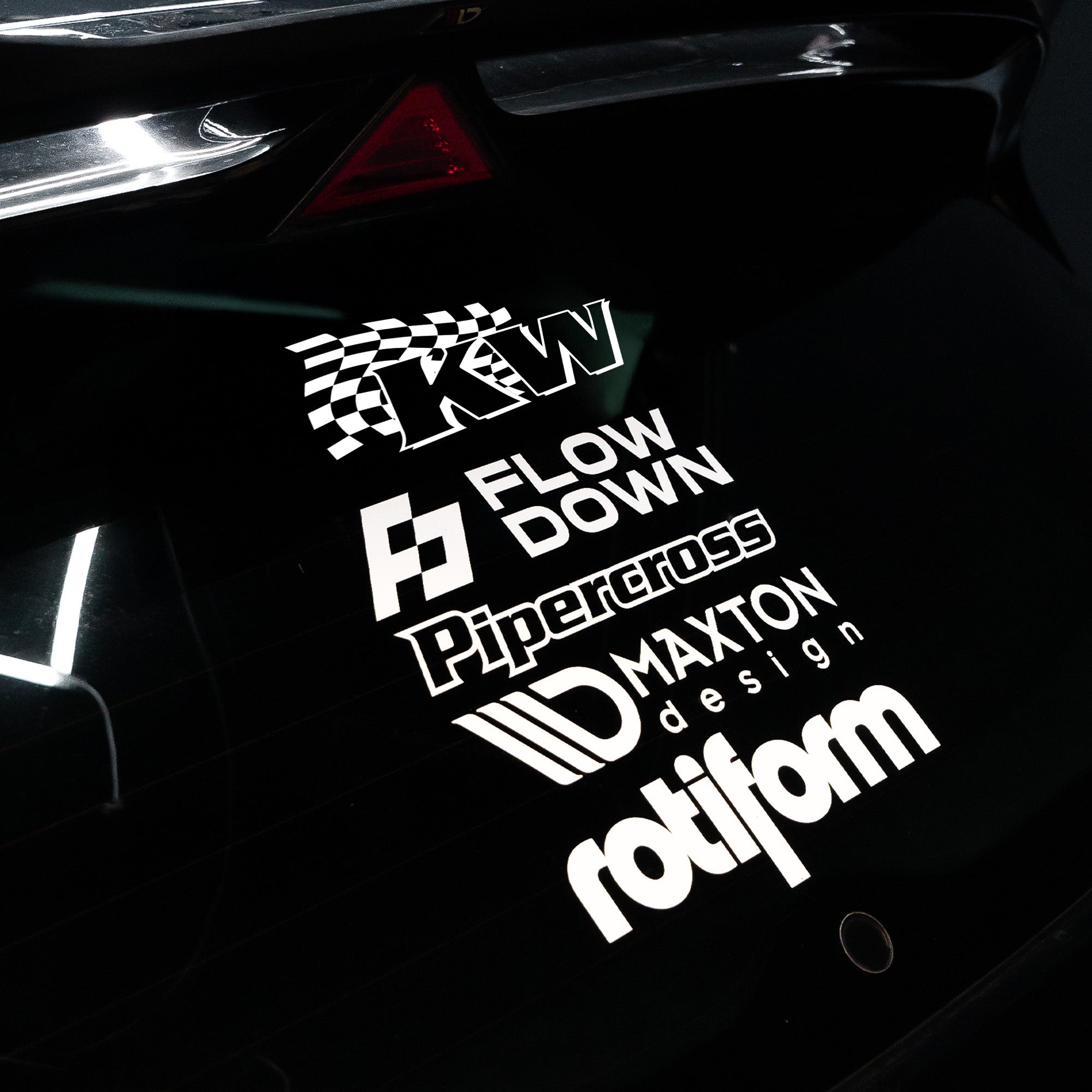 Stickerbogen Heckscheibe   FLOW DOWN®