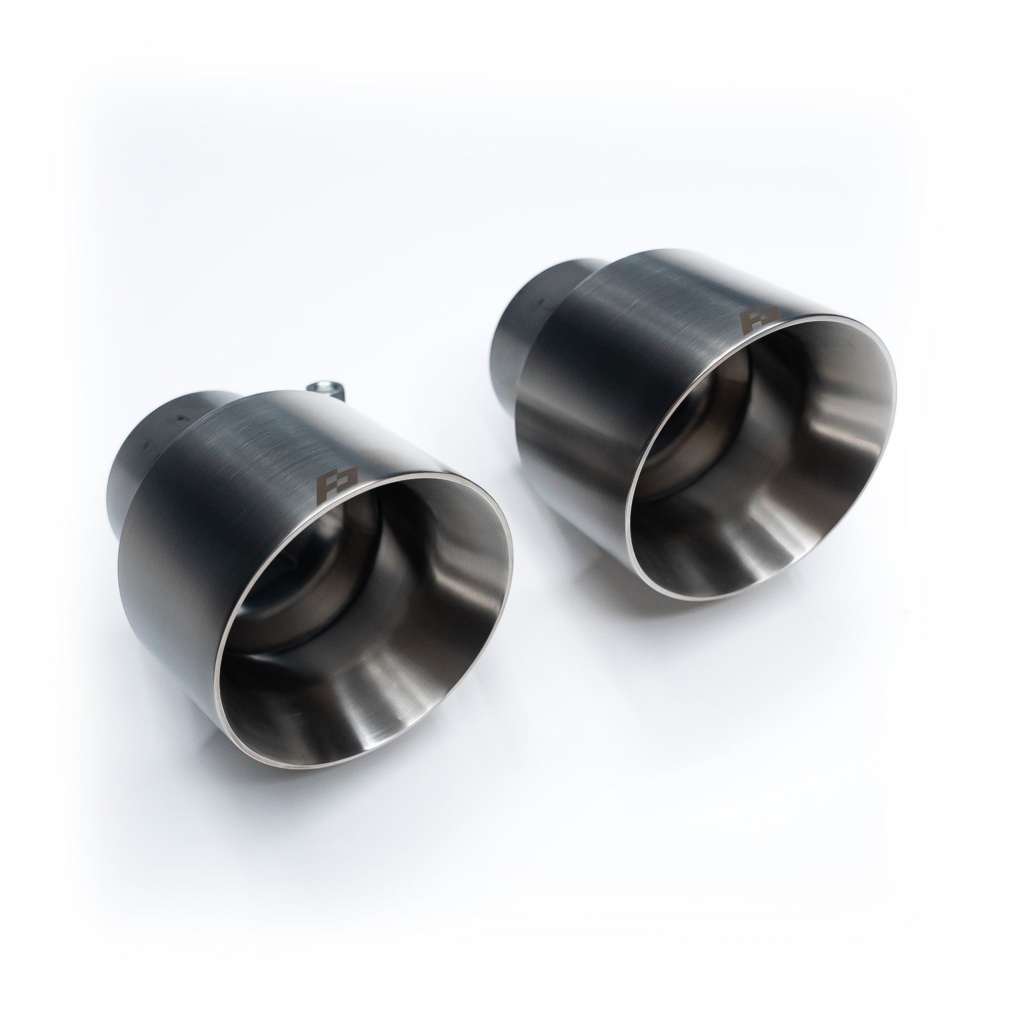 Endrohre 129mm für Hyundai I30N Facelift  Normal-Edelstahl-gebürstet FLOW DOWN®