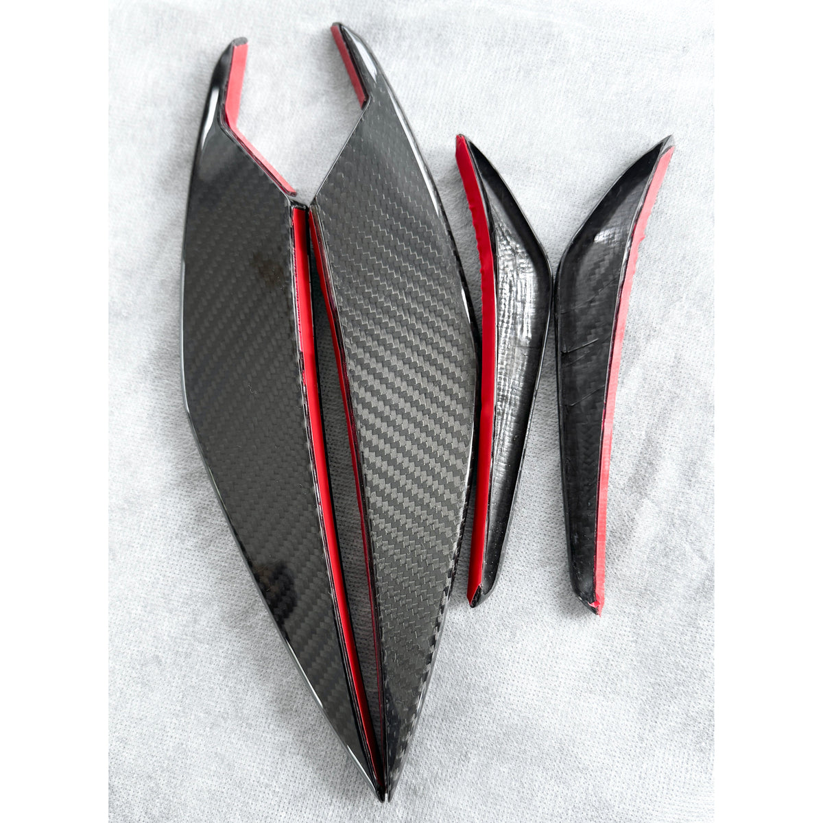 Dry Carbon Front Canards für BMW M3 / M4 G80 G81 G82 G83 mit Teiletypgenehmigung (TTG)   Max Carbon