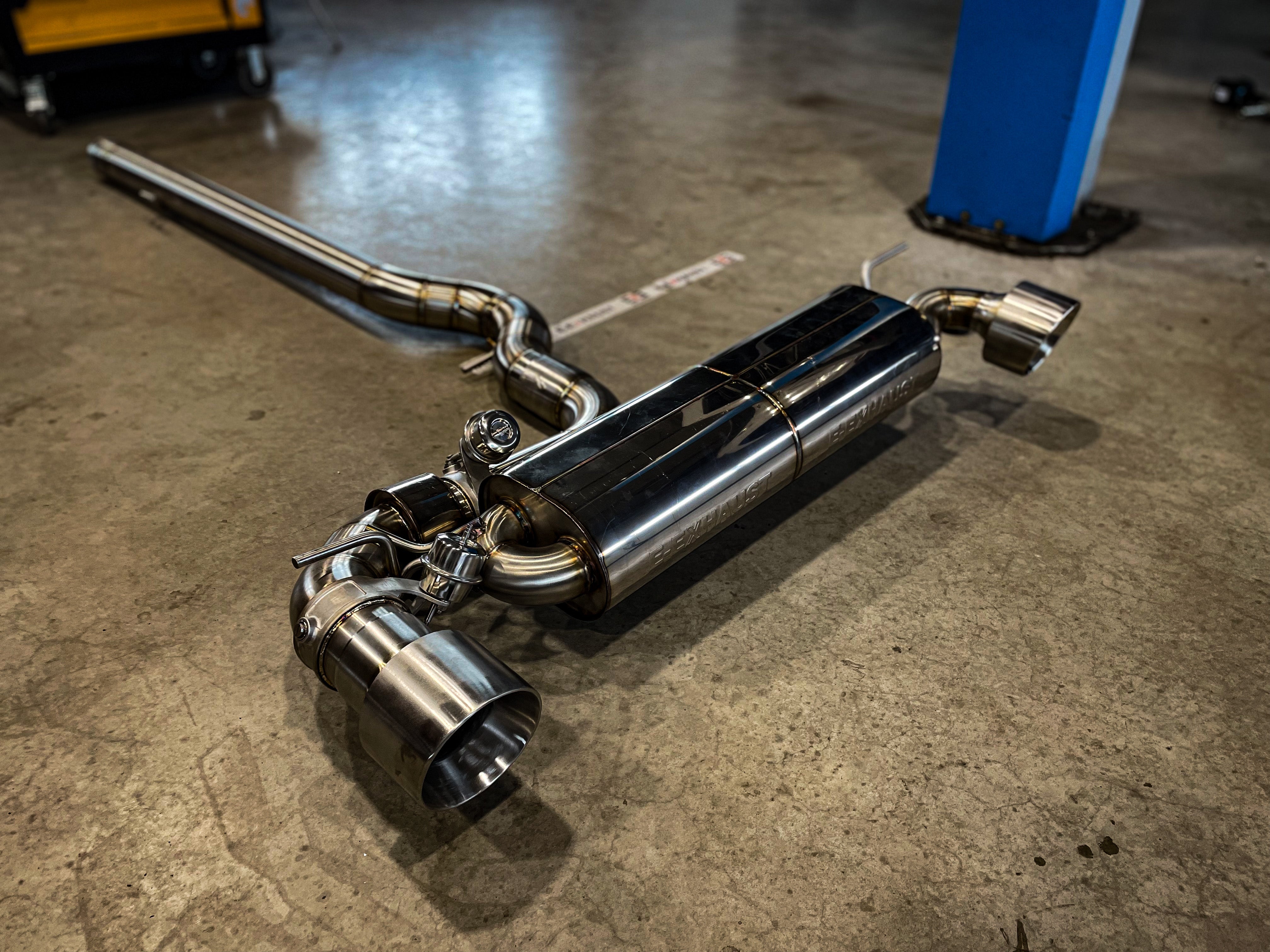 E-Exhaust Abgasanlage Silence 3.5 Zoll für Hyundai Kona N   E-Exhaust