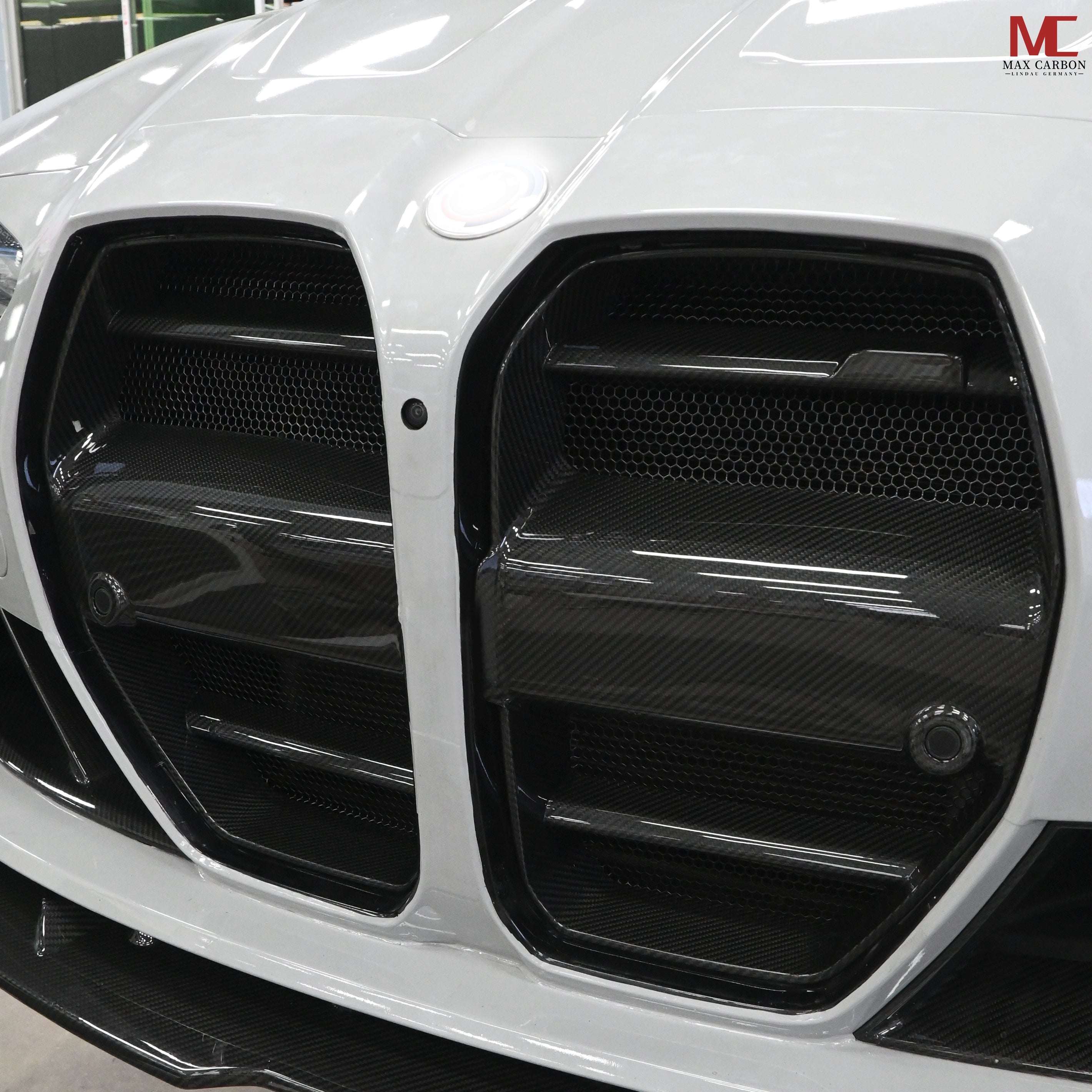 Dry Carbon Kühlergrill Nieren passend für BMW M3 G80 G81 M4 G82 G83   Max Carbon