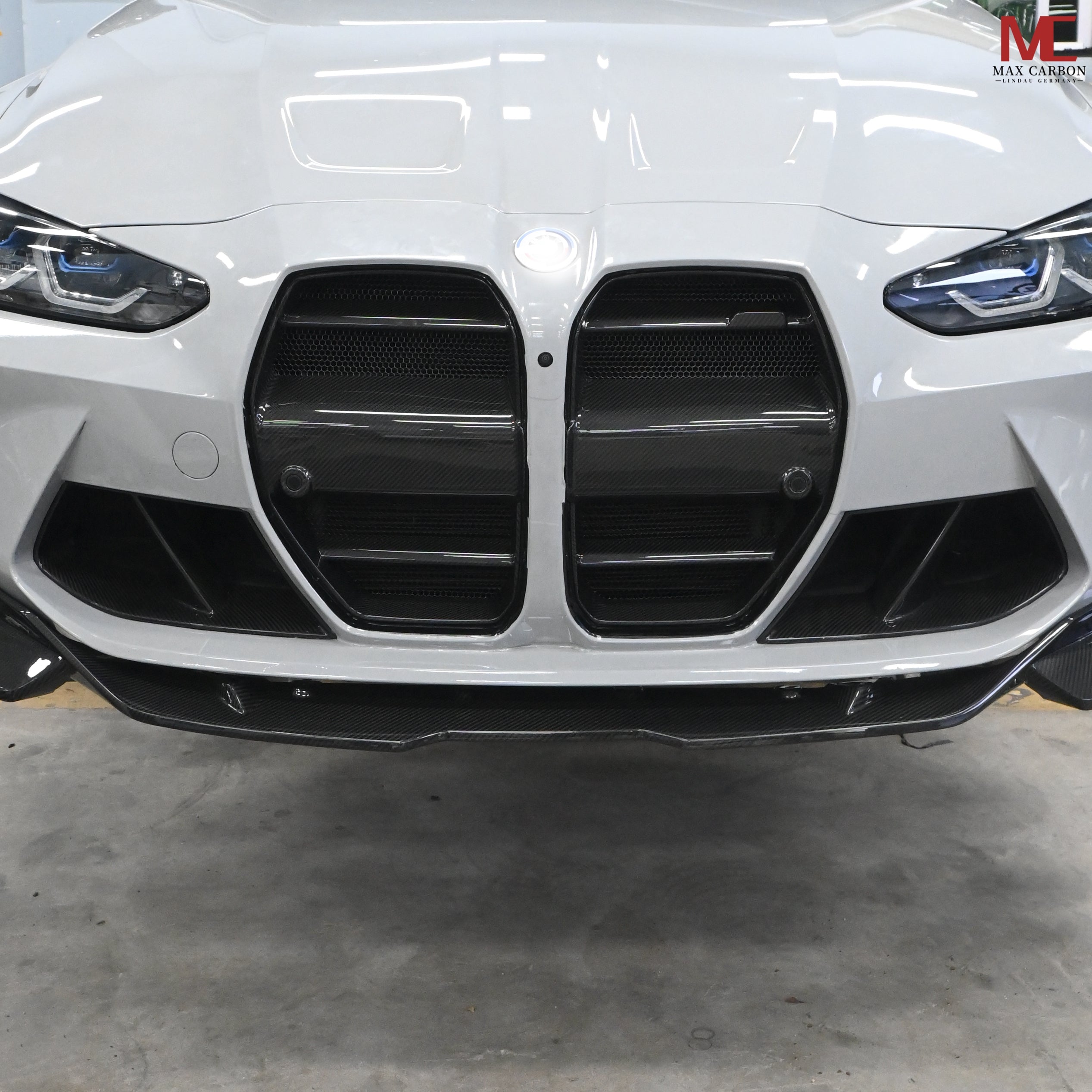 Dry Carbon Kühlergrill Nieren passend für BMW M3 G80 G81 M4 G82 G83   Max Carbon