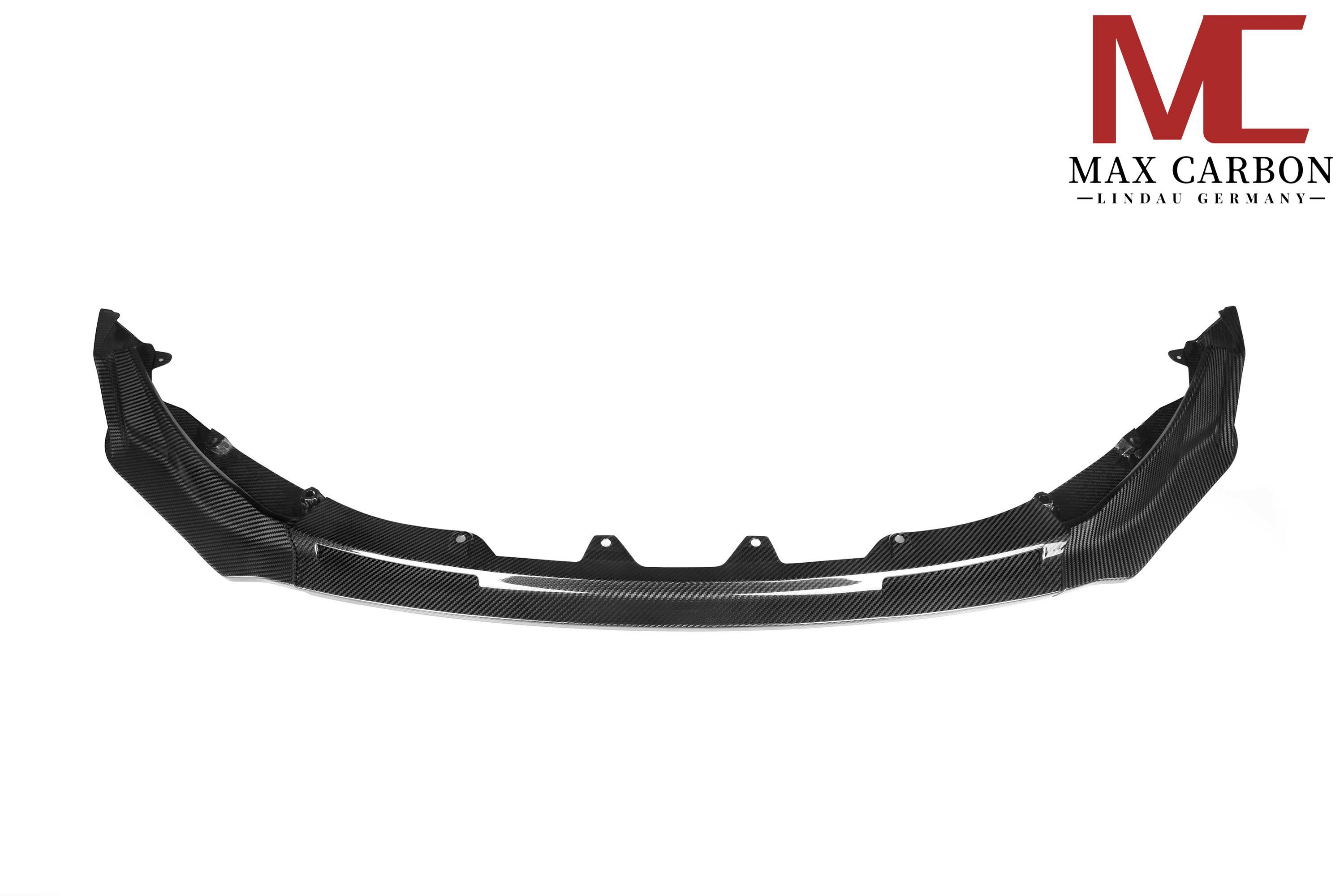 Dry Carbon Frontlippe für BMW M3 G80 G81 / M4 G82 G83 mit Teiletypgenehmigung (TTG)   Max Carbon