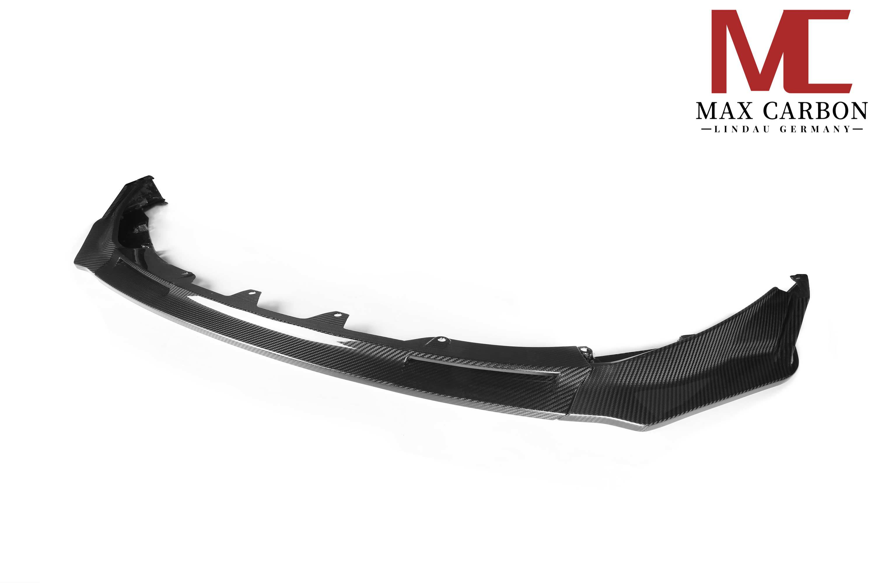 Dry Carbon Frontlippe für BMW M3 G80 G81 / M4 G82 G83 mit Teiletypgenehmigung (TTG)   Max Carbon
