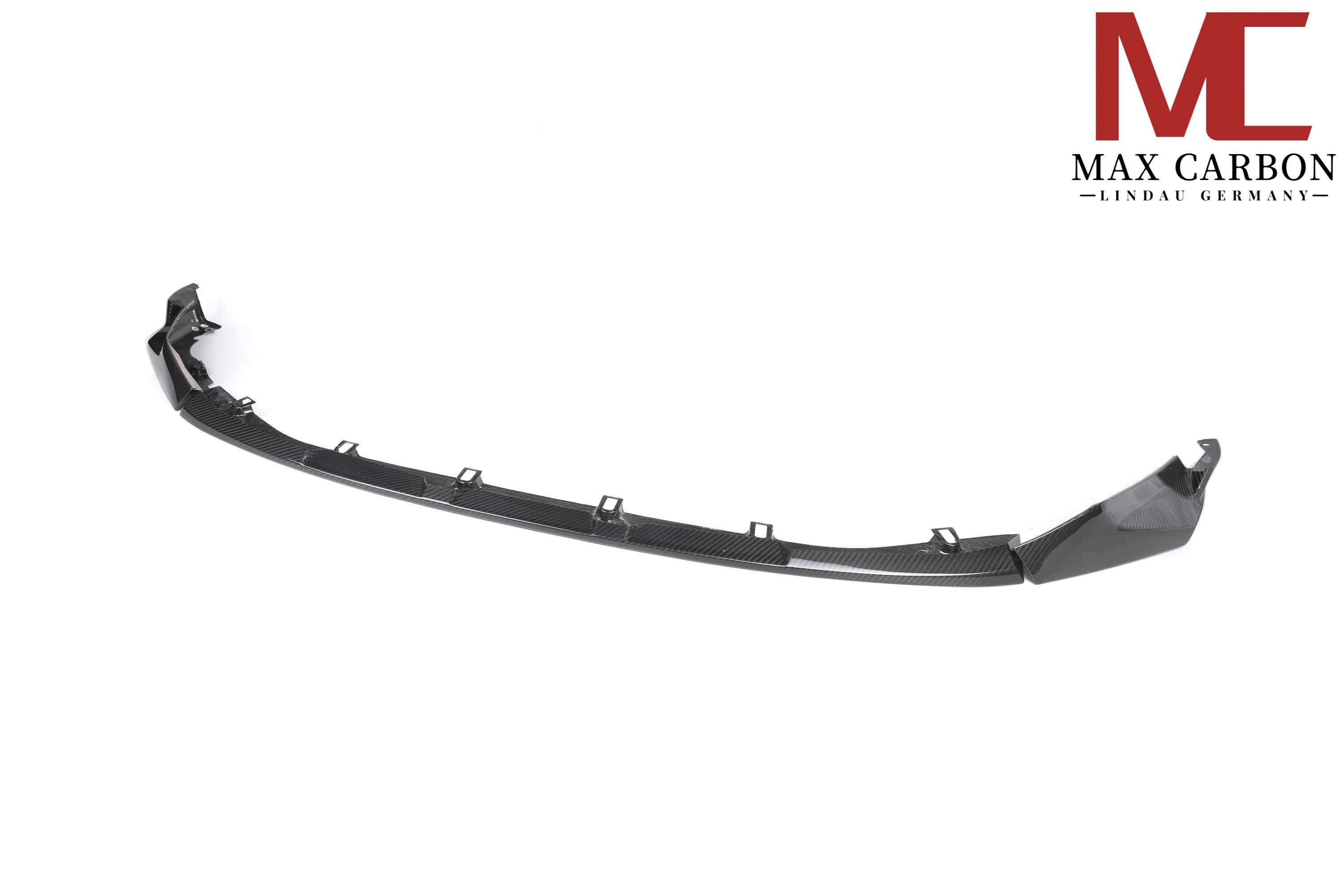 Dry Carbon Frontlippe für BMW M3 G80 G81 / M4 G82 G83 mit Teiletypgenehmigung (TTG)   Max Carbon