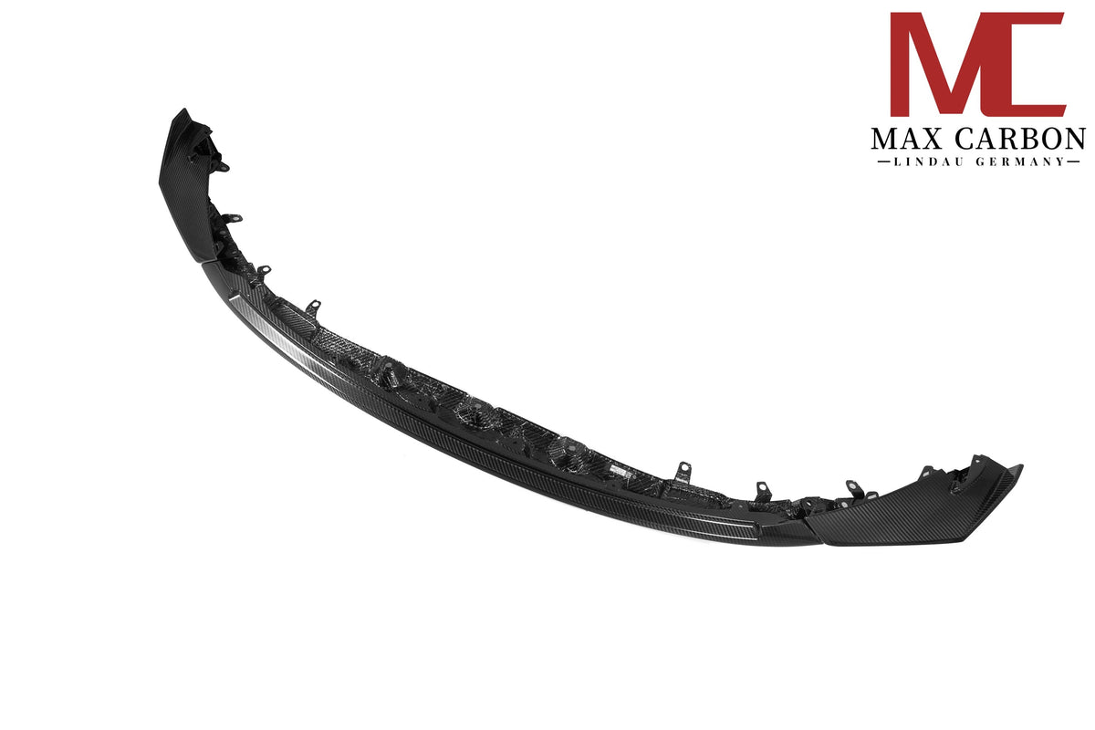 Dry Carbon Frontlippe für BMW M3 G80 G81 / M4 G82 G83 mit Teiletypgenehmigung (TTG)   Max Carbon