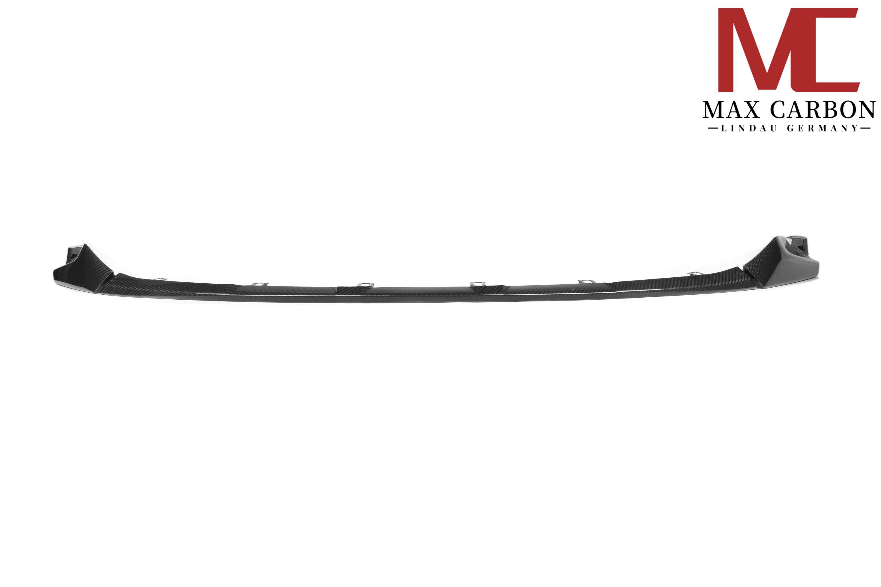 Dry Carbon Frontlippe für BMW M3 G80 G81 / M4 G82 G83 mit Teiletypgenehmigung (TTG)   Max Carbon