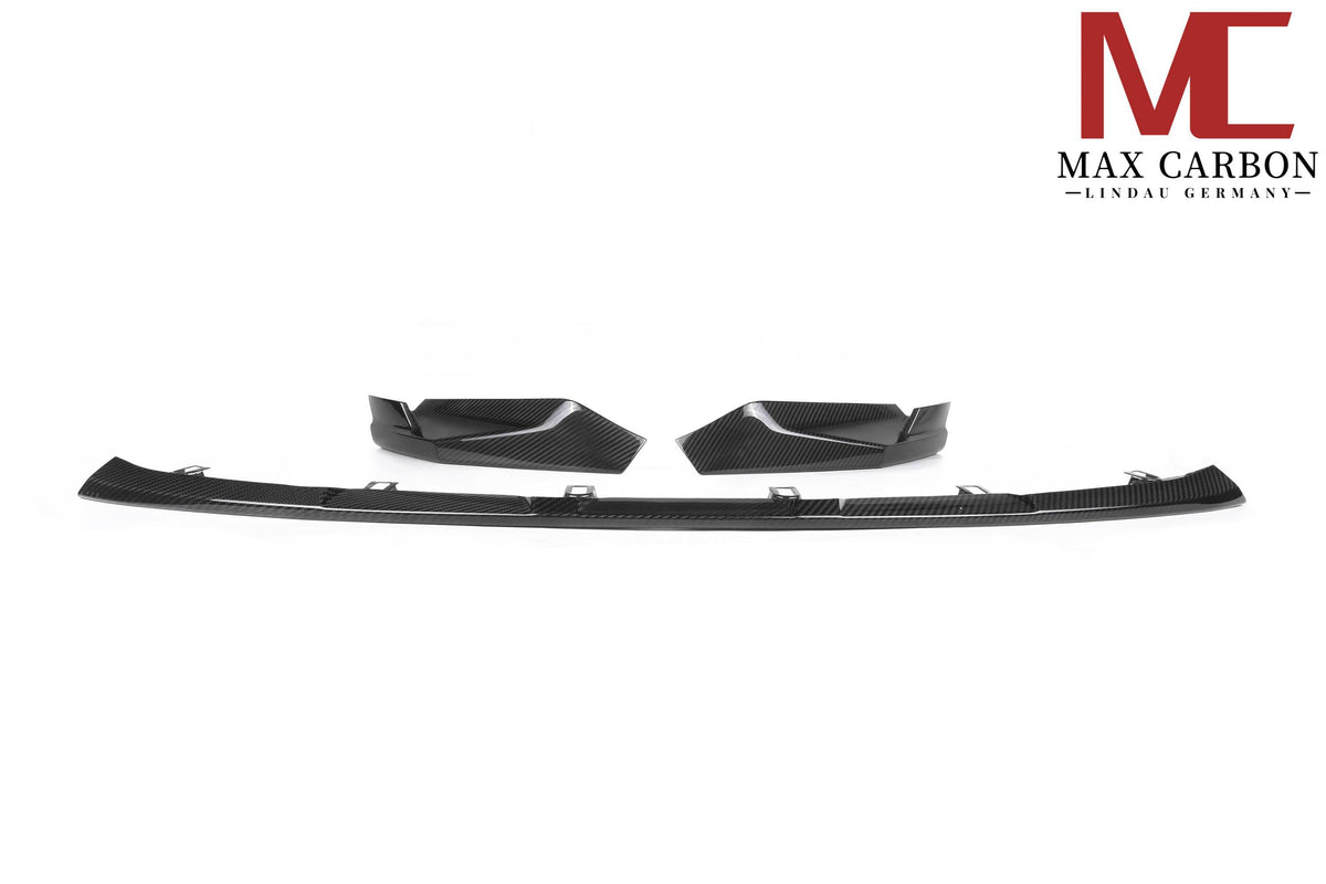 Dry Carbon Frontlippe für BMW M3 G80 G81 / M4 G82 G83 mit Teiletypgenehmigung (TTG)   Max Carbon