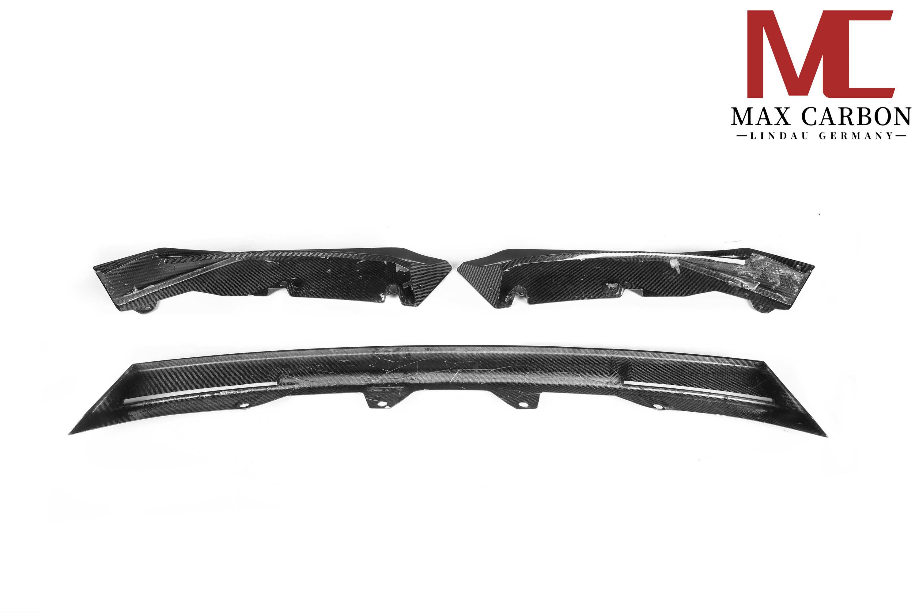 Dry Carbon Frontlippe für BMW M3 G80 G81 / M4 G82 G83 mit Teiletypgenehmigung (TTG)   Max Carbon