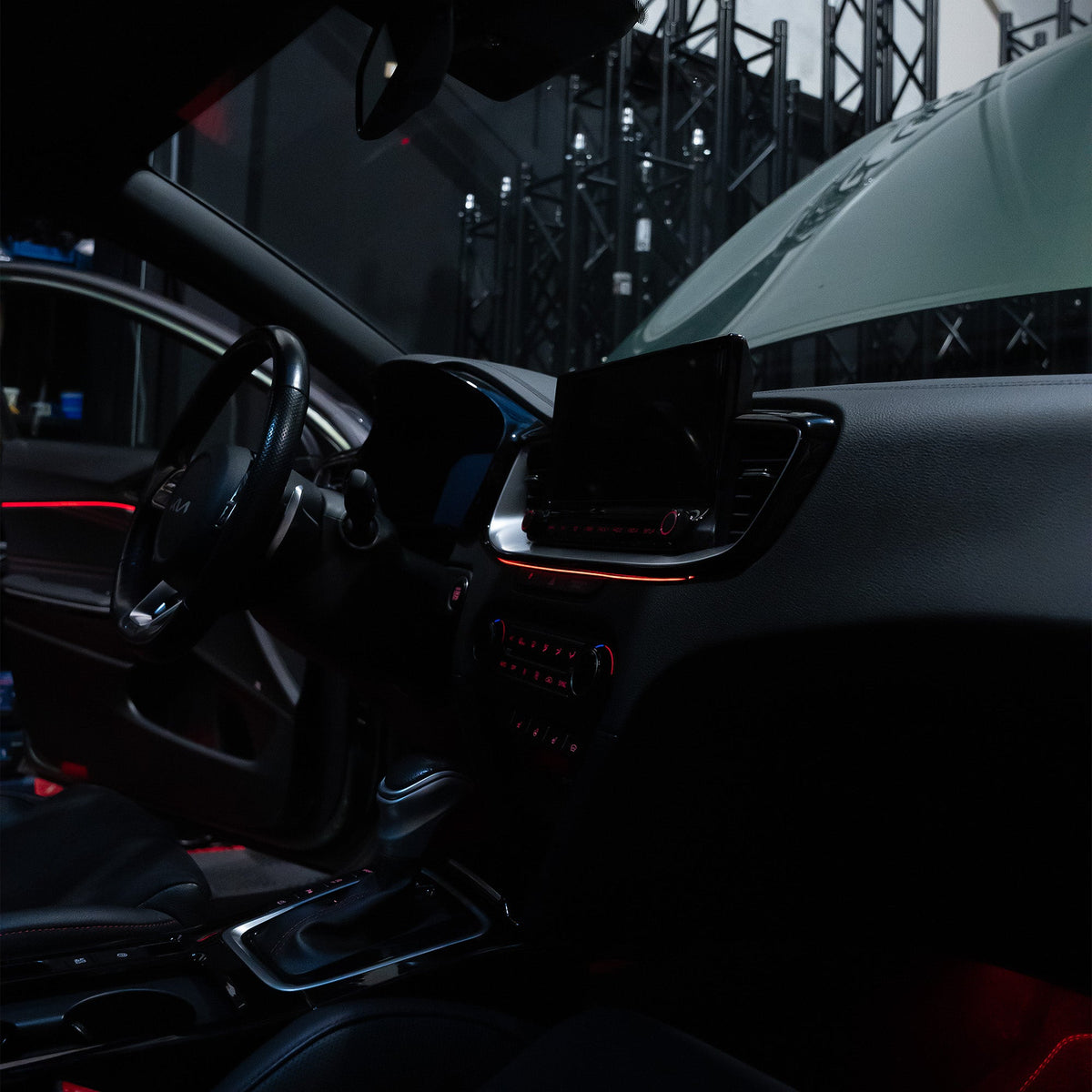 FLOW DOWN® Ambientebeleuchtung 2.0 Nachrüstung für Kia Ceed/Proceed GT   FLOW DOWN®