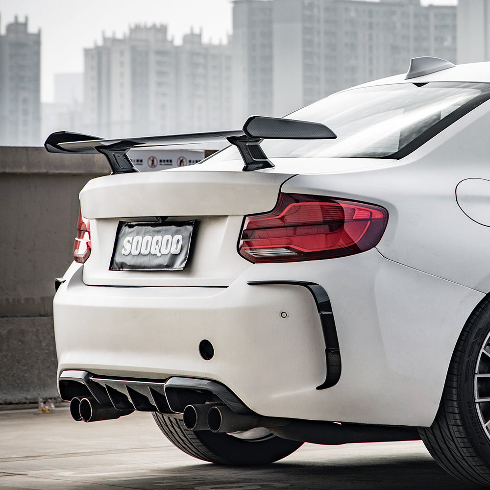 Heck Lufteinlässe Umrandung passend für BMW M2 F87   Sooqoo