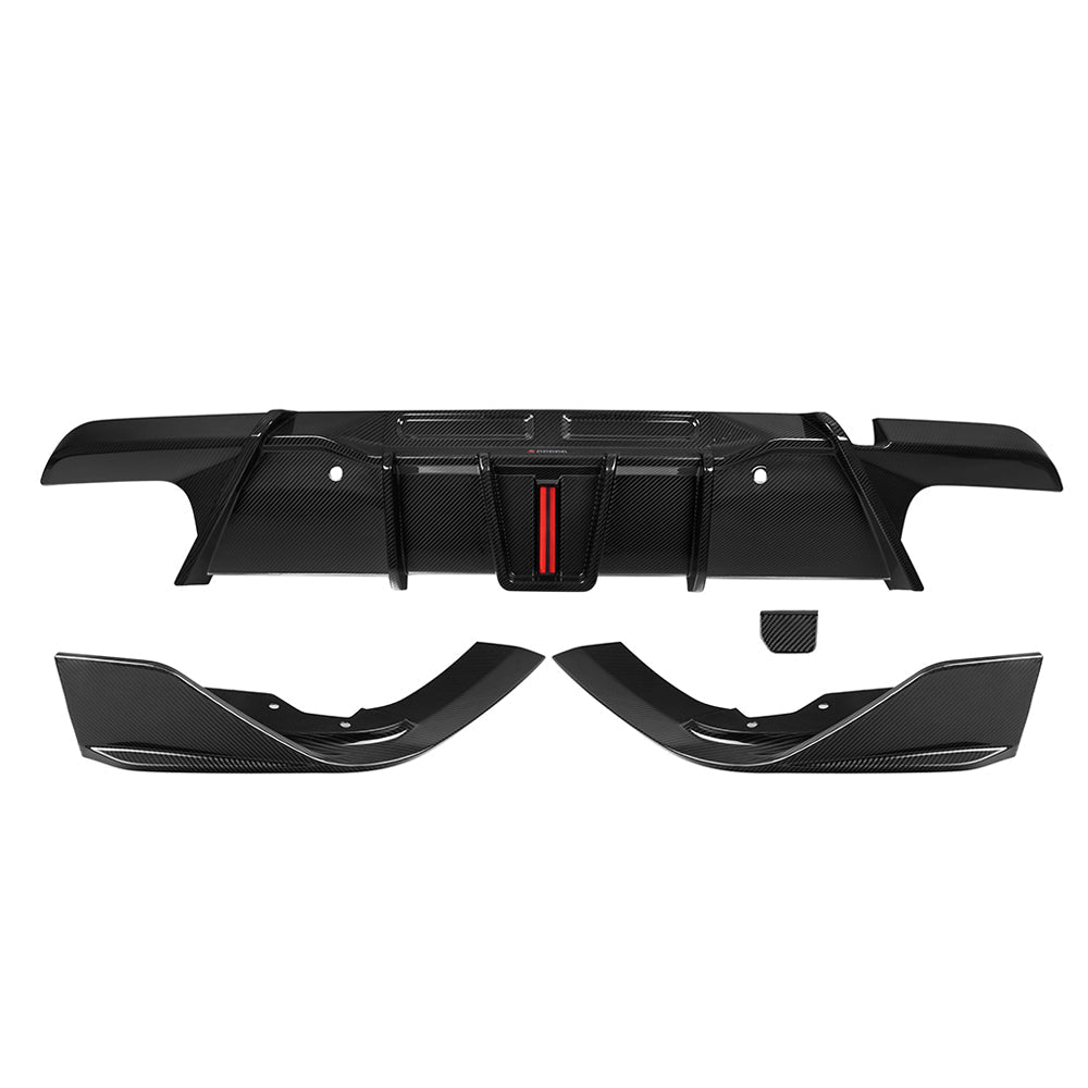 Heckdiffusor mit LED Bremslicht passend für BMW X6M F96   Sooqoo