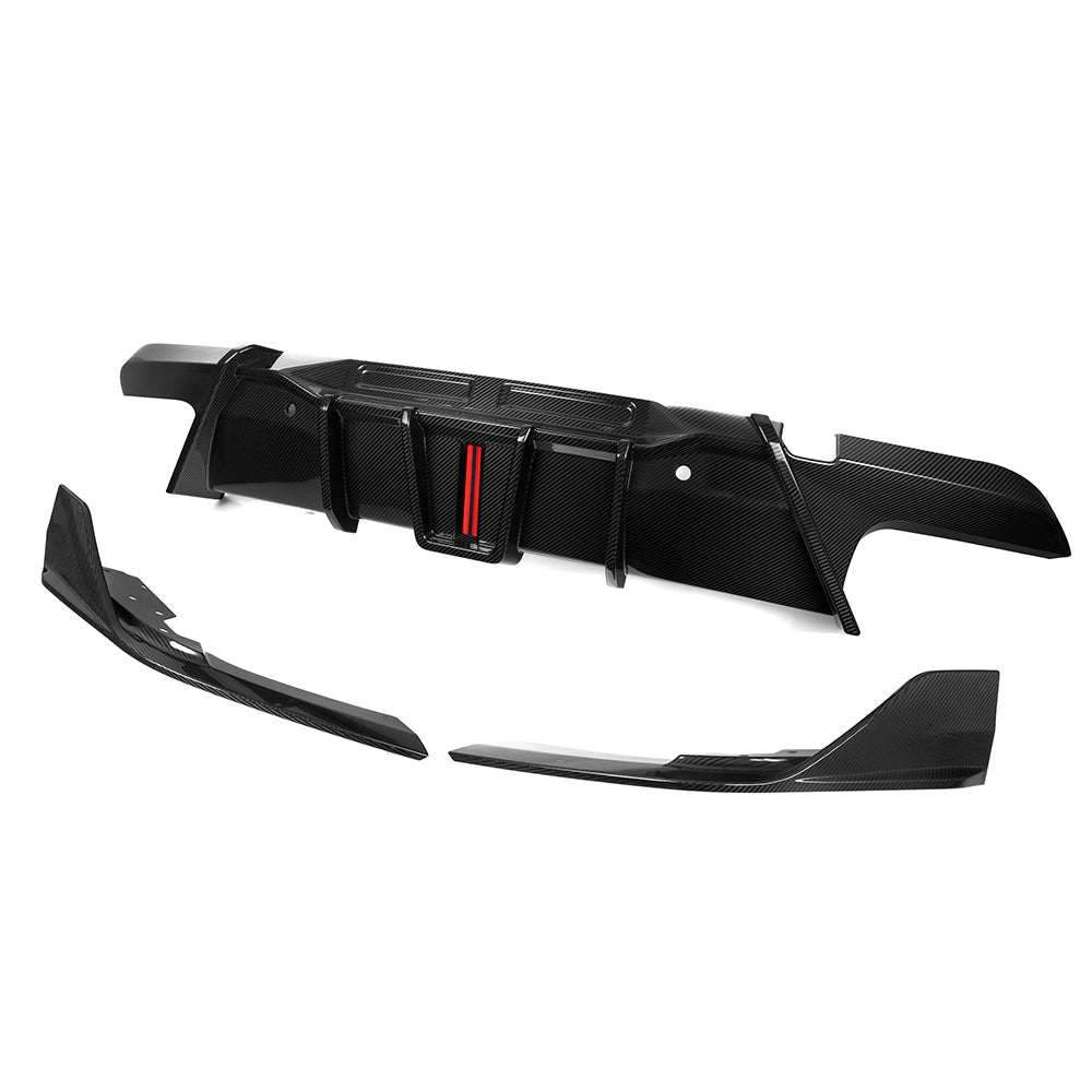Heckdiffusor mit LED Bremslicht passend für BMW X6M F96   Sooqoo