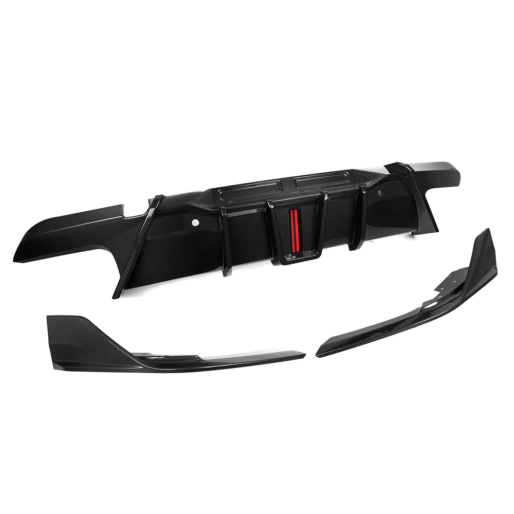 Heckdiffusor mit LED Bremslicht passend für BMW X6M F96   Sooqoo