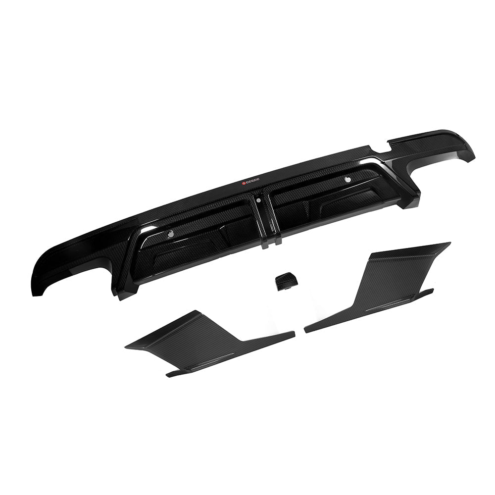 Heckdiffusor mit Bremslicht passend für BMW X5M F95 LCI   Sooqoo