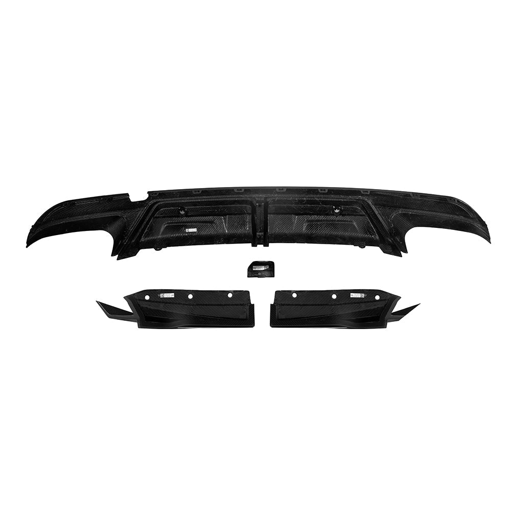 Heckdiffusor mit Bremslicht passend für BMW X5M F95 LCI   Sooqoo
