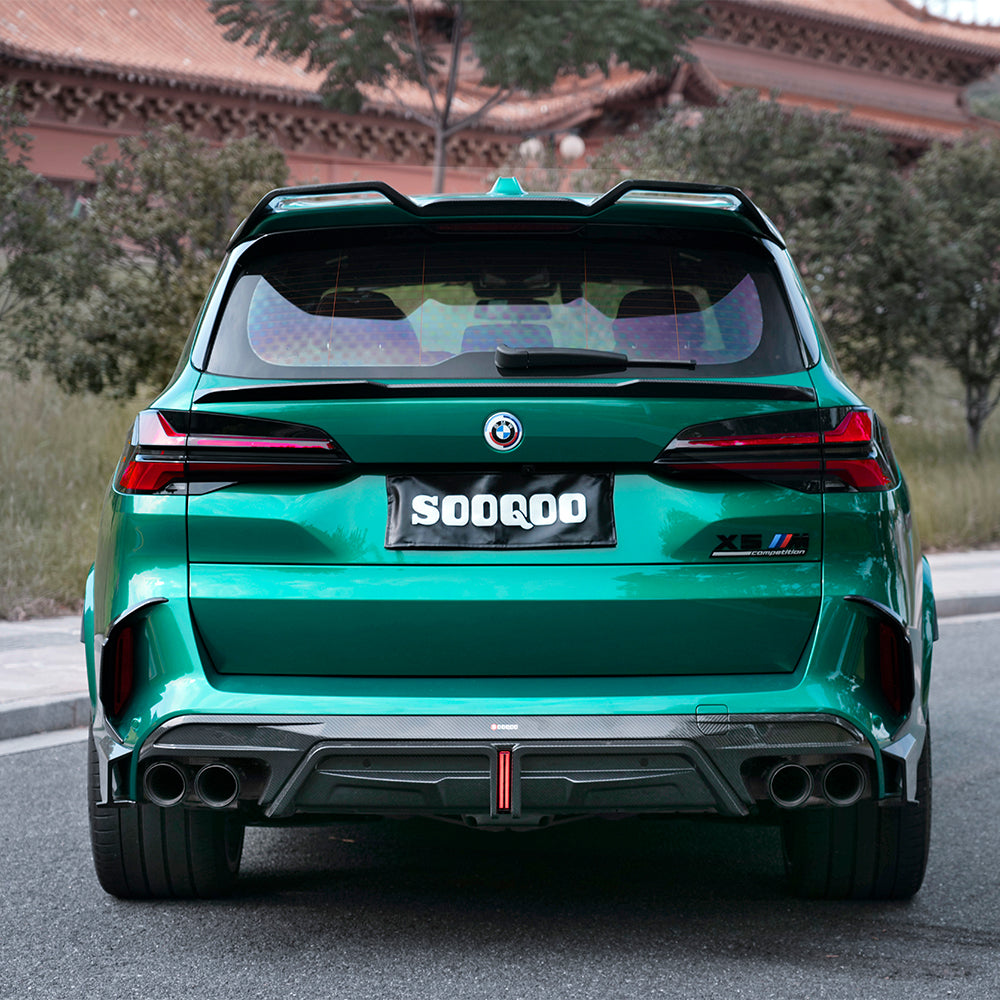 Heckdiffusor mit Bremslicht passend für BMW X5M F95 LCI   Sooqoo