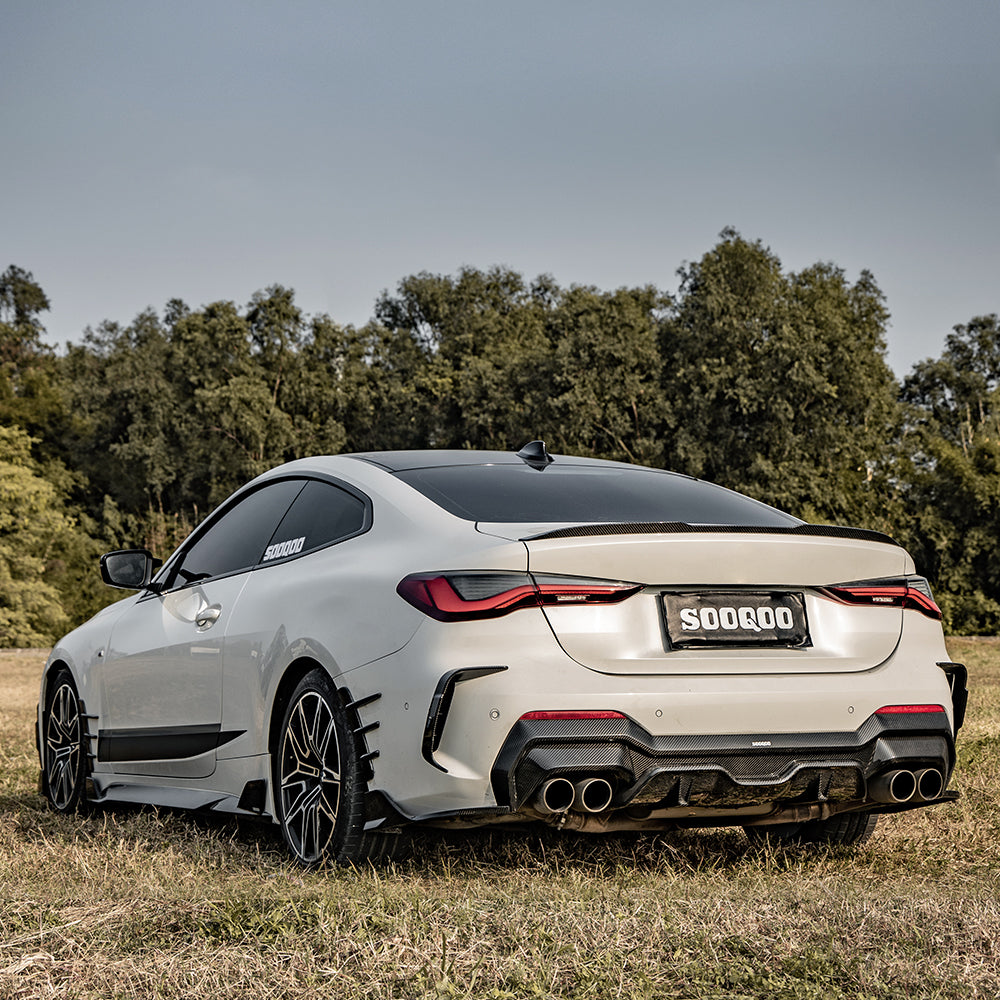 Heckdiffusor SQ-Style passend für BMW 4er G22 G23   Sooqoo