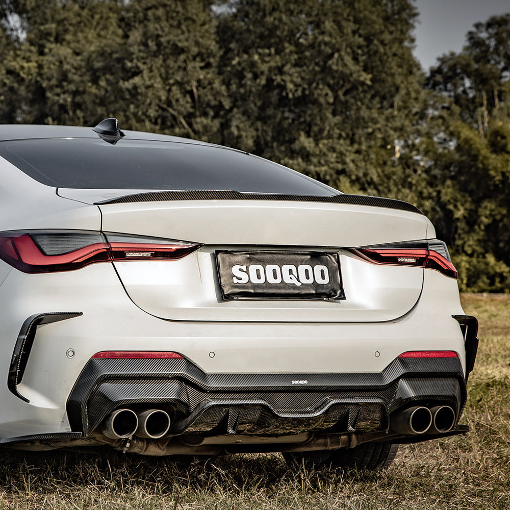 Heckdiffusor SQ-Style passend für BMW 4er G22 G23   Sooqoo