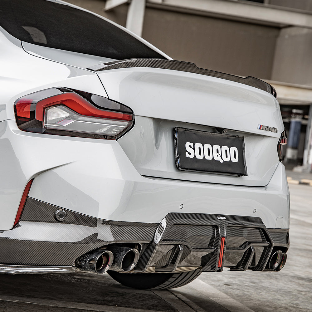 Heckdiffusor mit Bremslicht passend für BMW 2er G42   Sooqoo