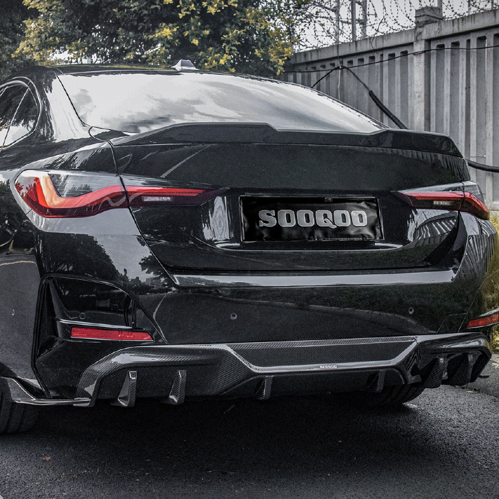 Heckdiffusor 3-teilig passend für BMW i4 G26 Elektroauto   Sooqoo