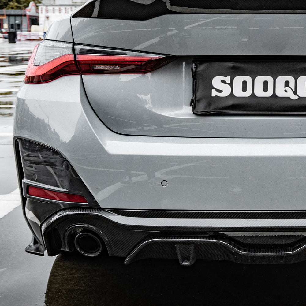 Heckdiffusor 3-teilig passend für BMW 4er G26   Sooqoo