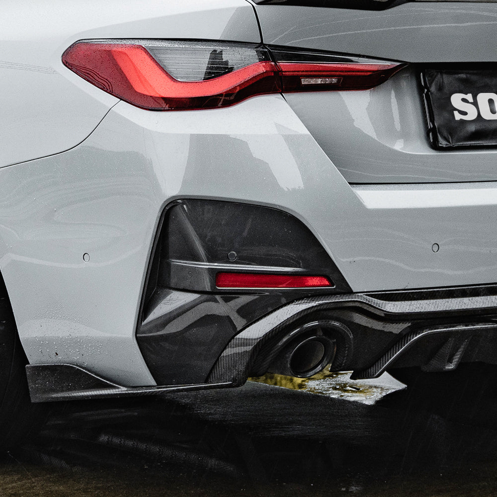 Heckdiffusor 3-teilig passend für BMW 4er G26   Sooqoo