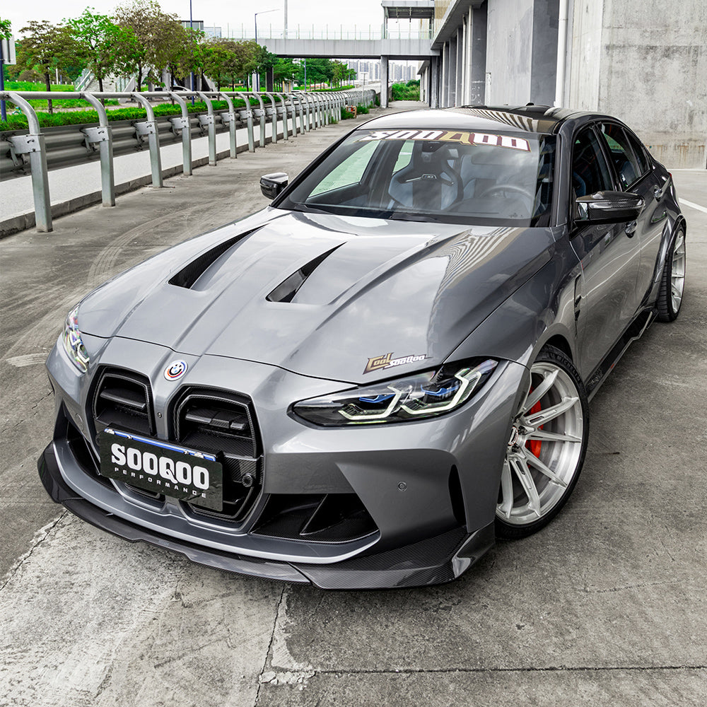 Frontlippe SQ-B Style passend für BMW M3 G80 G81 & M4 G82 G83 inkl.LCI   Sooqoo