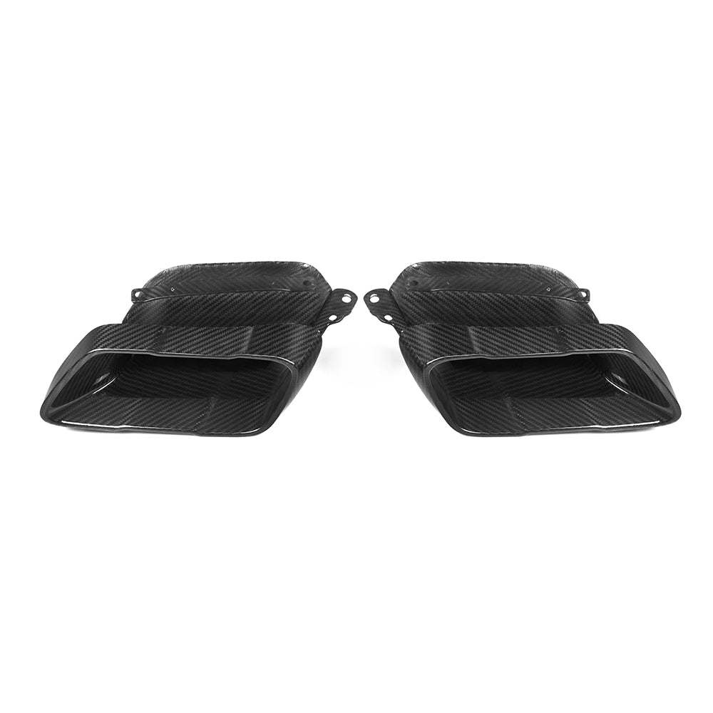 Auspuffblenden / Endrohrblenden "SQ Style" passend für BMW X5 G05 Pre-LCI & LCI   Sooqoo