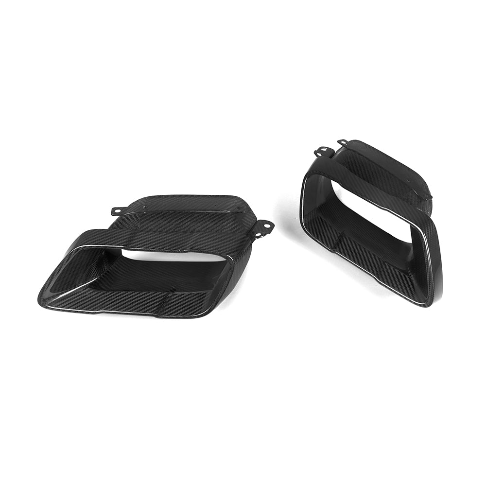 Auspuffblenden / Endrohrblenden "SQ Style" passend für BMW X5 G05 Pre-LCI & LCI   Sooqoo