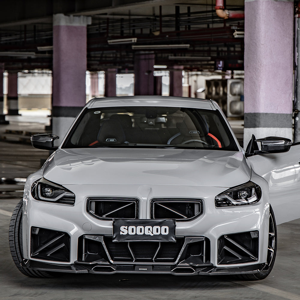 Front Kühlergrill passend für BMW M2 G87 - Sonderpreis - nur Kompatibel mit SOOQOO FRONTLIPPE   Sooqoo