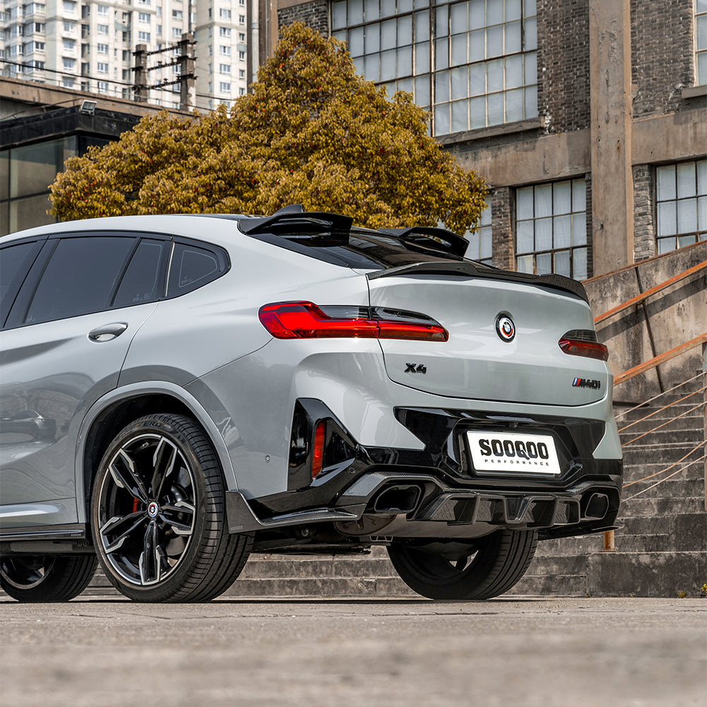Diffusor Heckdiffosr SQ passend für BMW X4 G02 LCI   Sooqoo