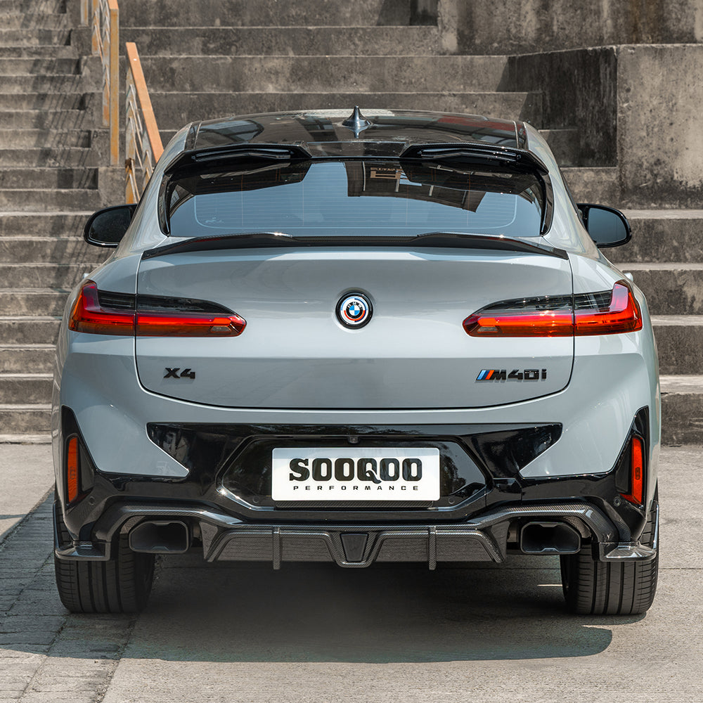 Diffusor Heckdiffosr SQ passend für BMW X4 G02 LCI   Sooqoo