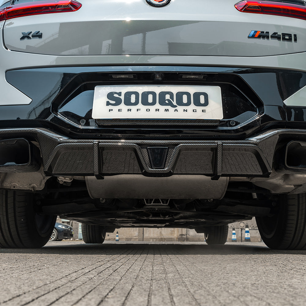Diffusor Heckdiffosr SQ passend für BMW X4 G02 LCI   Sooqoo