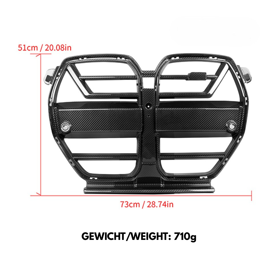 Frontgrill Nieren SQ- "A-Style" passend für BMW M3 (G80 G81) & M4 (G82 G83)   Sooqoo