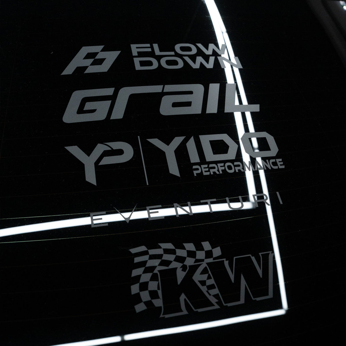 Stickerbogen Heckscheibe   FLOW DOWN®