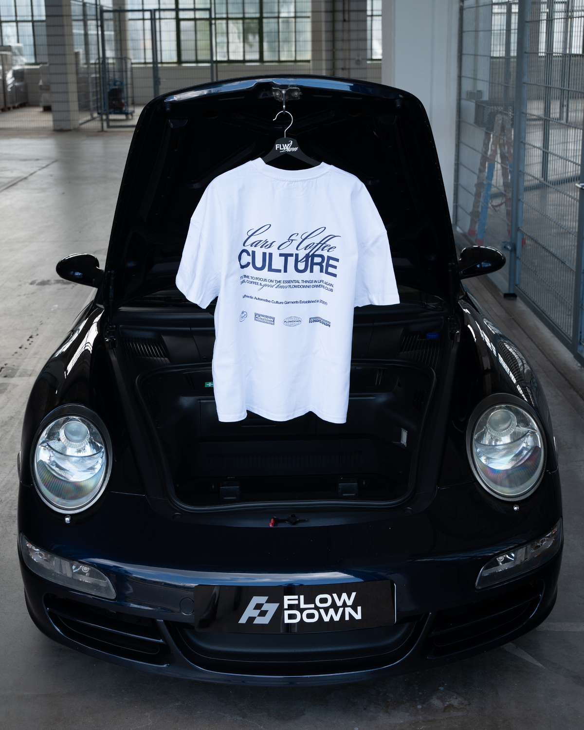 Cars & Coffee Shirt White 300gsm – FLOW DOWN®   FLOW DOWN®