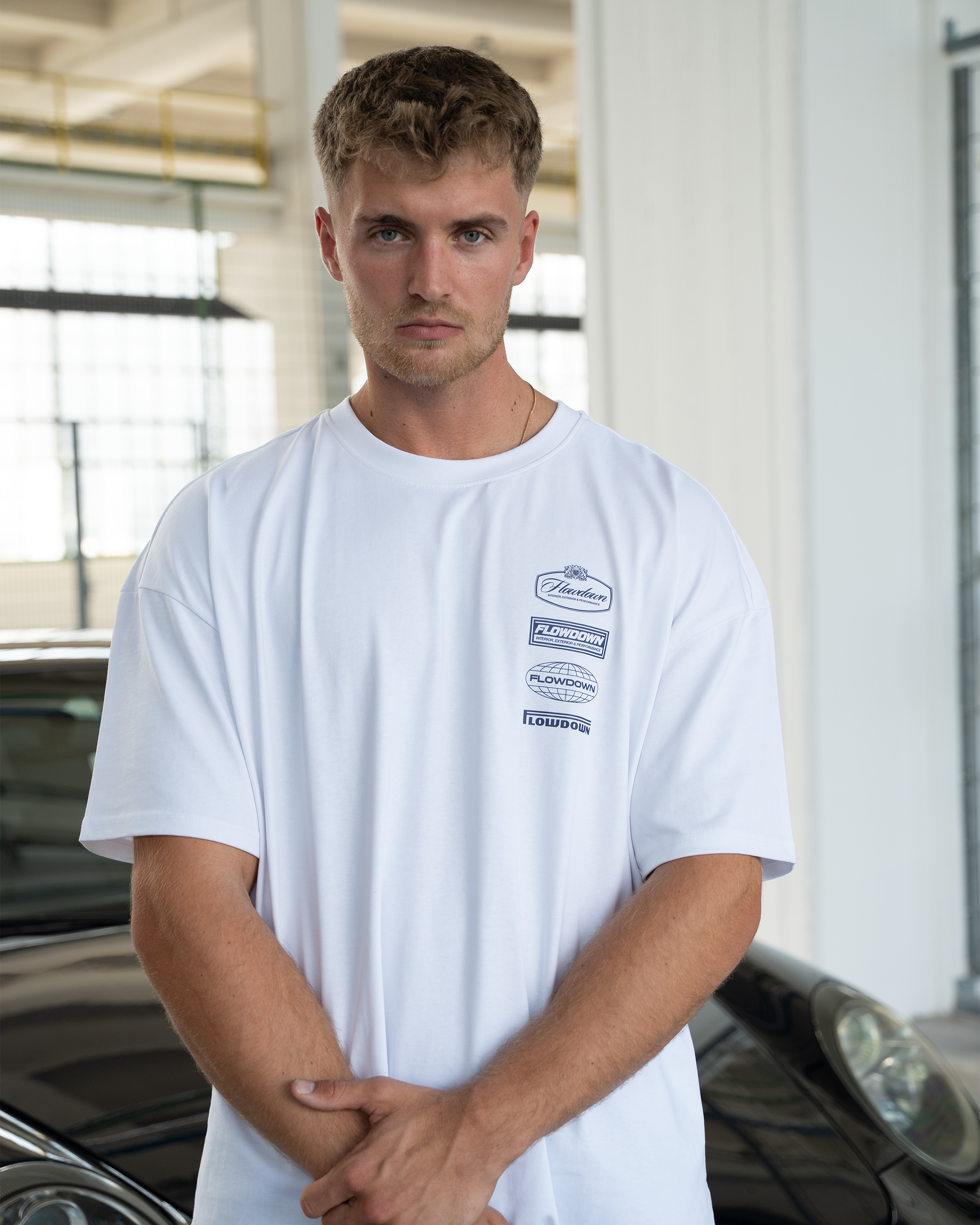 Cars & Coffee Shirt White 300gsm – FLOW DOWN®   FLOW DOWN®