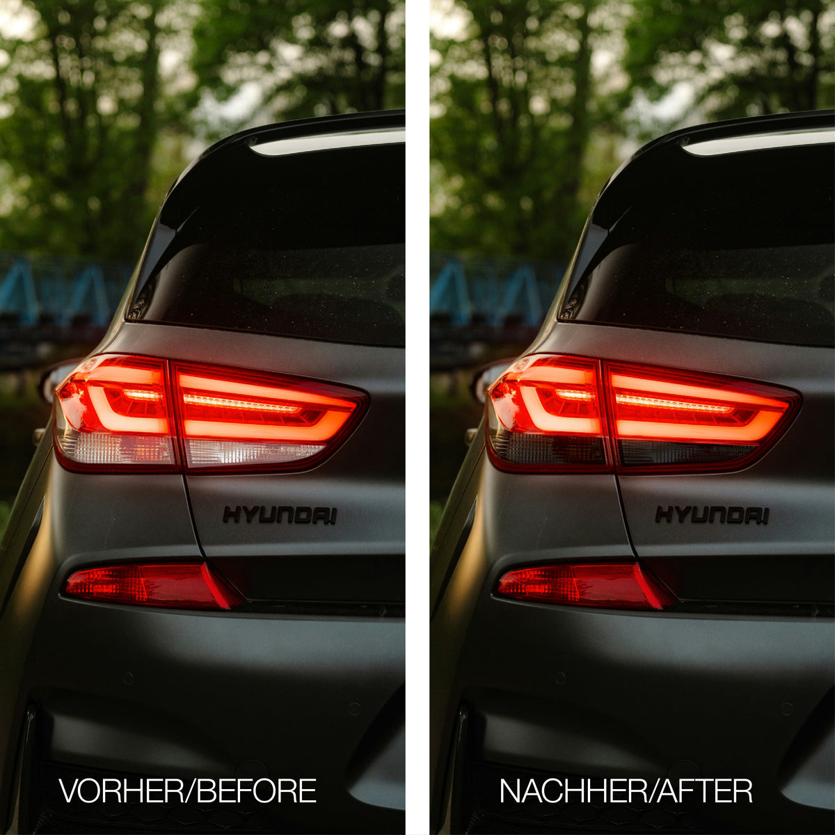 Tönungsfolie Rückleuchten für Hyundai I30N   FLOW DOWN®