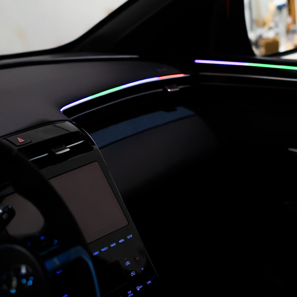 FLOW DOWN® Ambientebeleuchtung 2.0 Nachrüstung für Hyundai Tucson   FLOW DOWN®