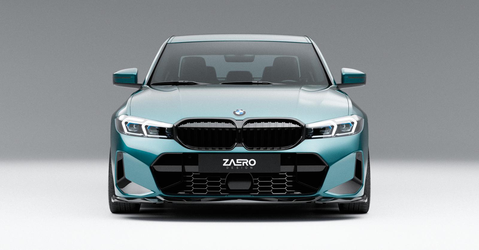 Zaero EVO-1 Frontlippe passend für BMW 3er G20 G21 – Perspektive