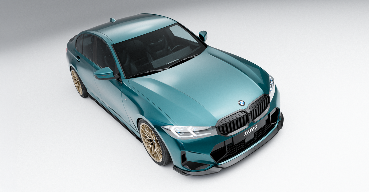 Zaero Frontlippe passend für BMW 3er G20 G21 – montiert
