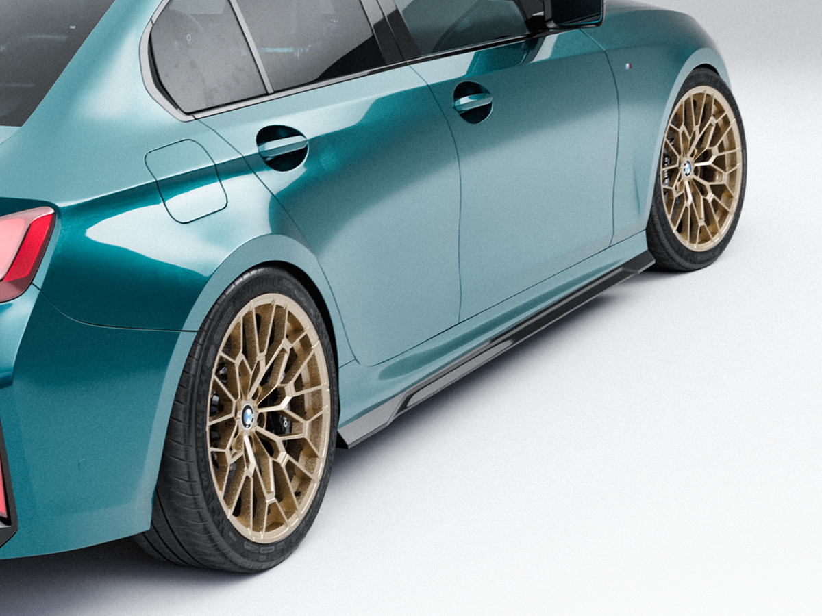 Zaero Design EVO-1 Seitenschweller passend für BMW 3er G20 G21 – Seitenansicht