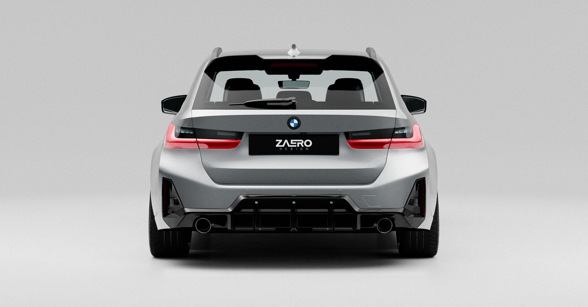 Zaero Diffusor passend für BMW 3er G20 G21 320 330 – montiert