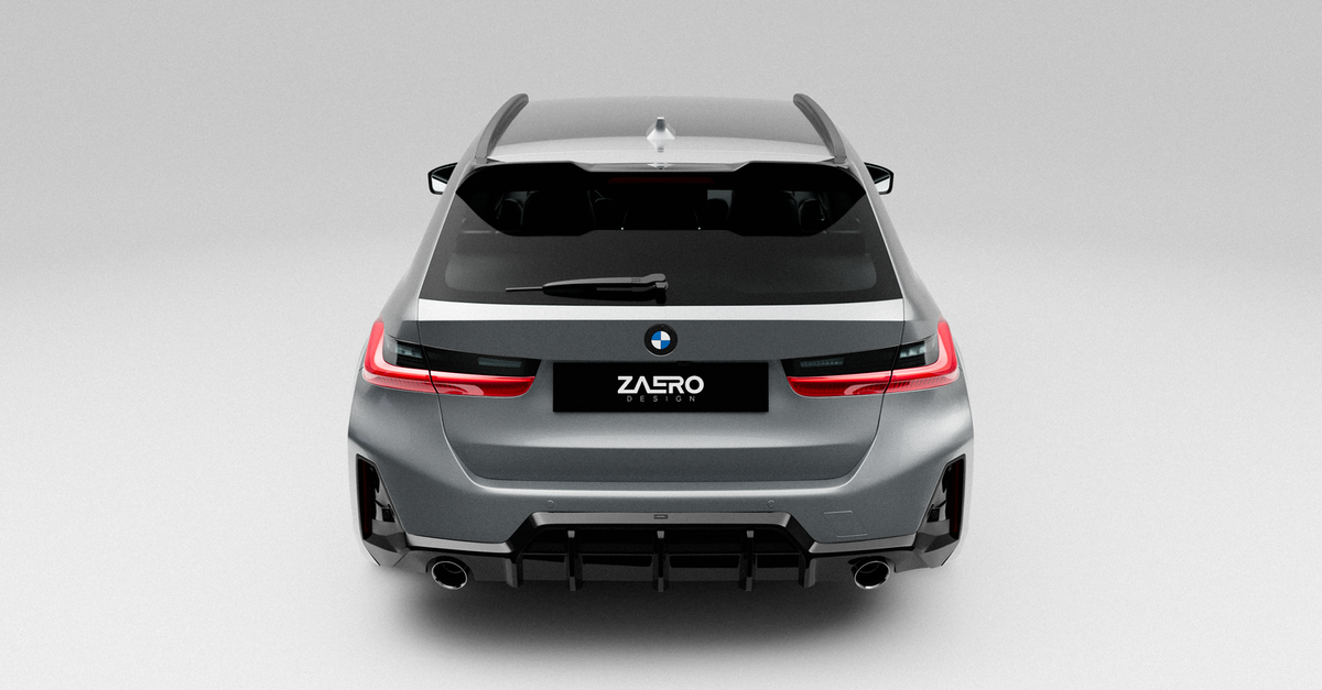 Diffusor passend für BMW 3er G20 G21 320 330 – Nahaufnahme
