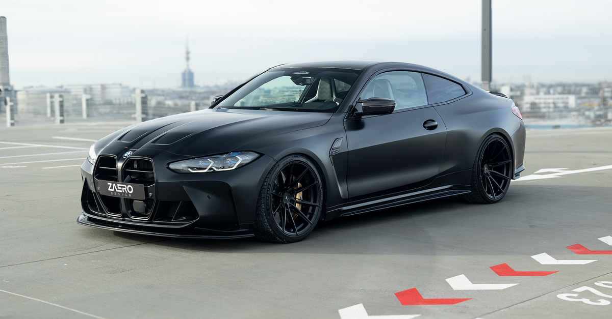 EVO-R Frontsplitter passend für BMW M3 M4 – montiert