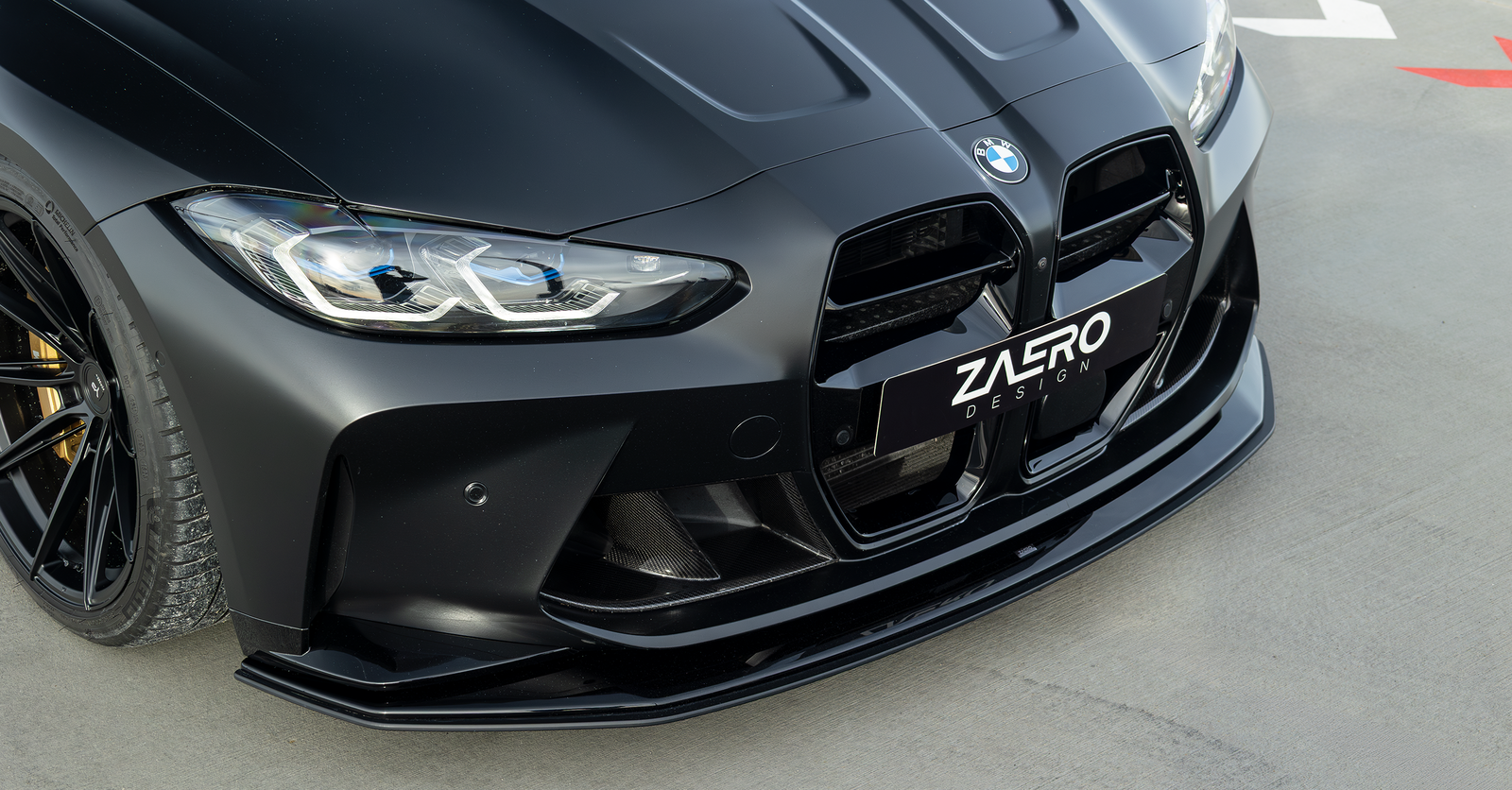 Frontsplitter passend für BMW M3 M4 G8X – Detail Halter